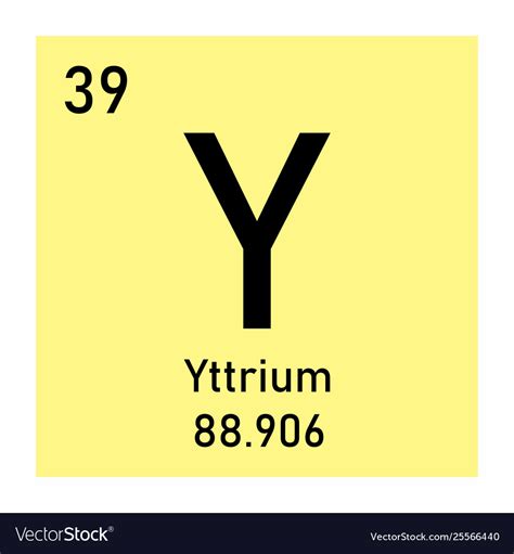 yttrium symbol.
